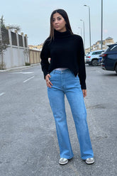 Virmo Jeans Pant Flared Lig Light Blue