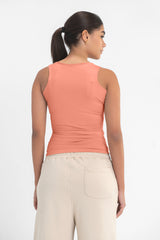 Virmo Women's Square Neck Double-Layer Tank Top