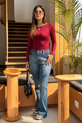 Jeans Pant Flared Leg