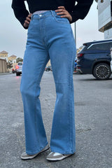 Virmo Jeans Pant Flared Lig Light Blue