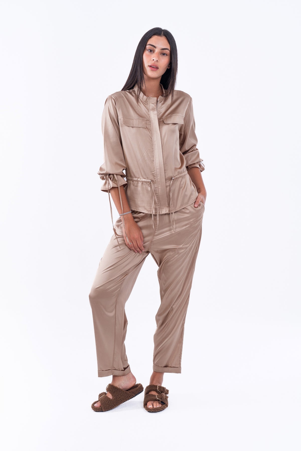 Virmo Luxe Comfort Satin Pants