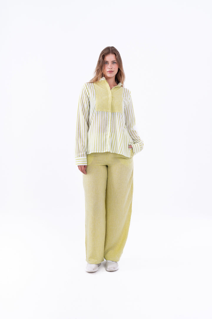 Virmo Linen Striped Set