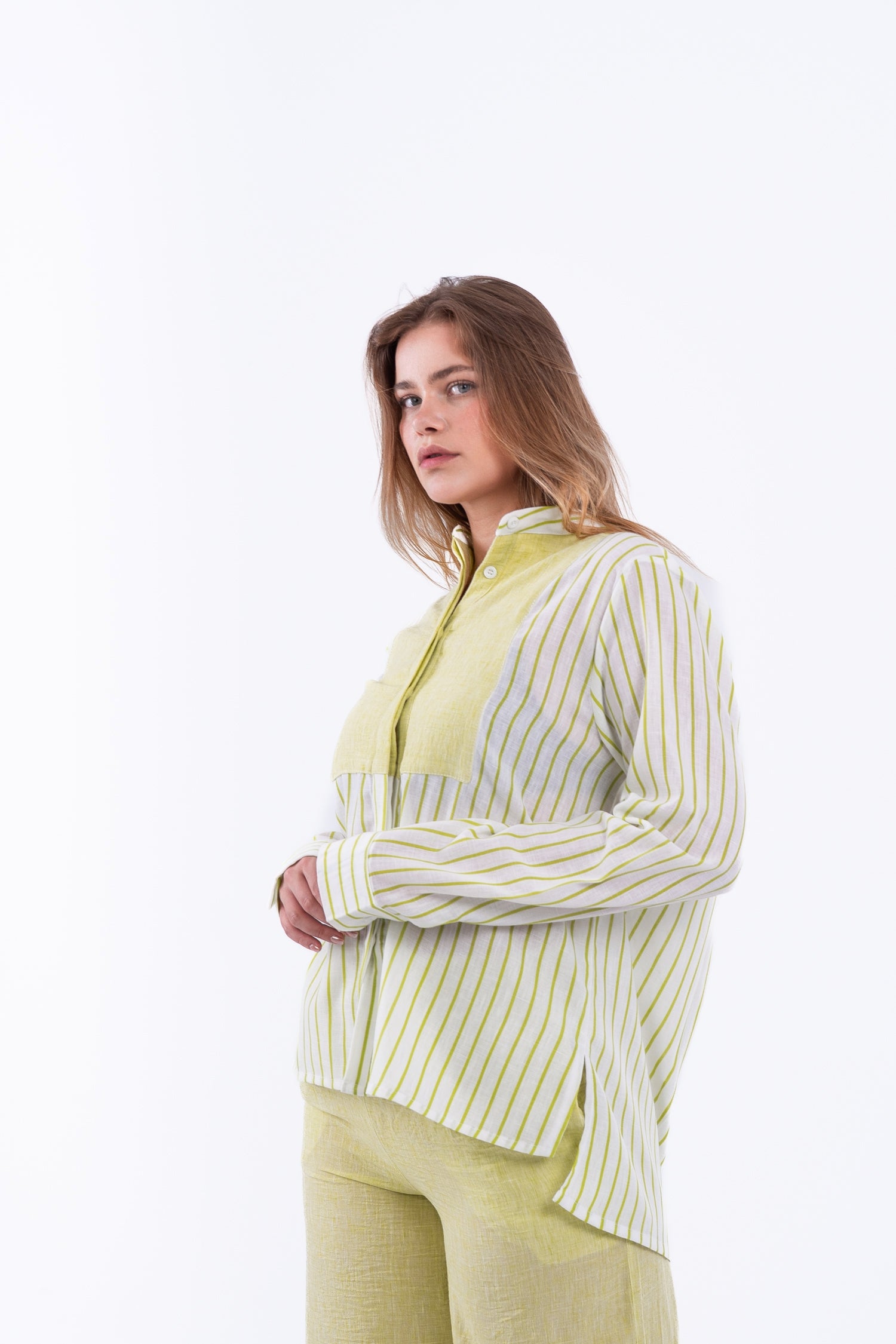 Virmo Linen Striped Set