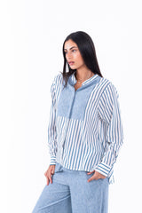 Virmo Linen Striped Set