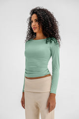 Virmo Boat-Neck Top