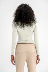 Virmo Boat-Neck Top White